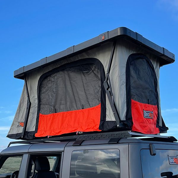 BA Tents RECON Rooftop Tent (Universal Fit)-Onyx Utility Black PRE-ASSEMBLED