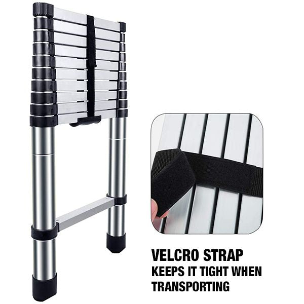 BADASS TENTS  8' Aluminum Telescopic Extension Ladder