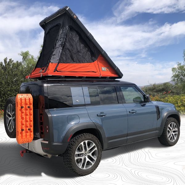 LAND ROVER 2020-22 Defender 110 RUGGED Rooftop Tent - Onyx Utility Black