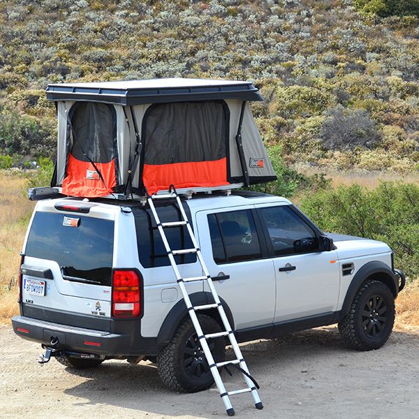 Land Rover 2005-2016 LR3  / LR4 CONVOY Rooftop Tent - Onyx Utility Black PRE-ASSEMBLED