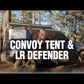 Land Rover 2005-2016 LR3  / LR4 CONVOY Rooftop Tent - Onyx Utility Black PRE-ASSEMBLED